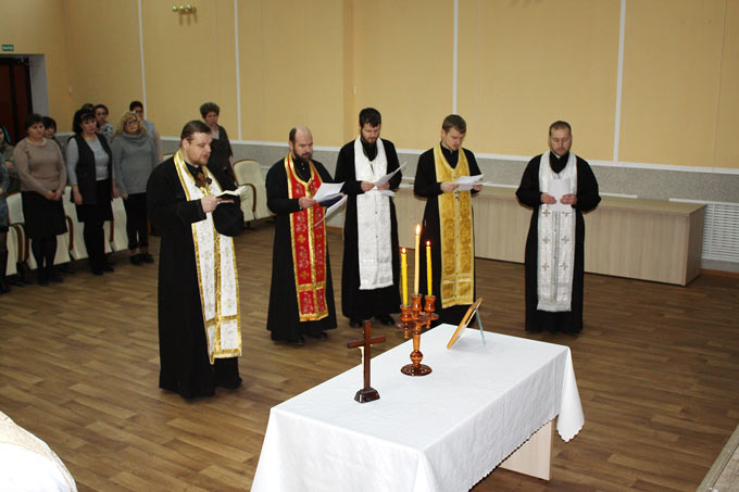Священники на предприятии. Православная конфессия