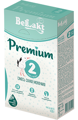 Смесь сухая молочная для питания детей раннего возраста &quot;Bellakt Premium 2&quot;
