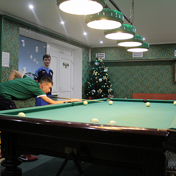 21 декабря 2019 года в холле Фока проводился турнир по Бильярду