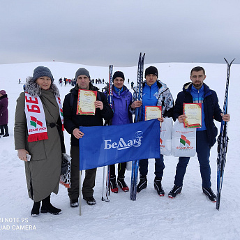 Команда ОАО «Беллакт» по лыжным гонкам заняла 1-е место!