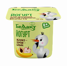 Йогурт для питания детей раннего возраста «Яблоко-персик-банан»