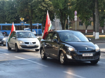 Волковысские автолюбители приняли участие в автопробеге «За Беларусь»