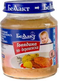 Пюре Беллакт Говядина по-деревенски