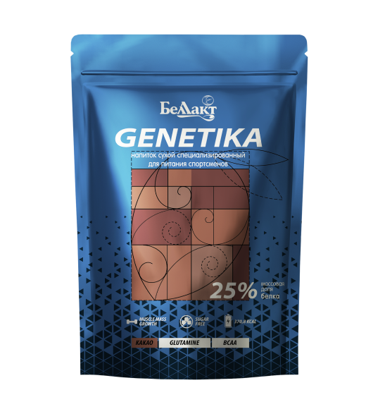 Напиток сухой специализированный для питания спортсменов Genetika (какао)