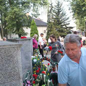 77-я годовщина освобождения города Волковыска от немецко-фашистских захватчиков