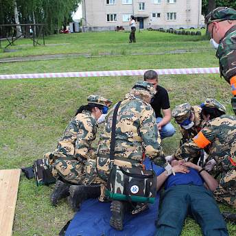 I место на районных соревнованиях санитарных и добровольных пожарных дружин заняла команда ОАО «Беллакт»